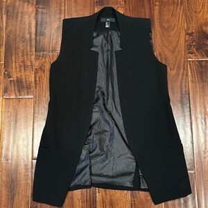 Forever 21 Black Textured Vest